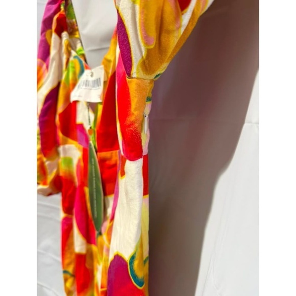 Farm Rio Linen Midi Length Dress - Size M - NWT - Picture 4 of 4